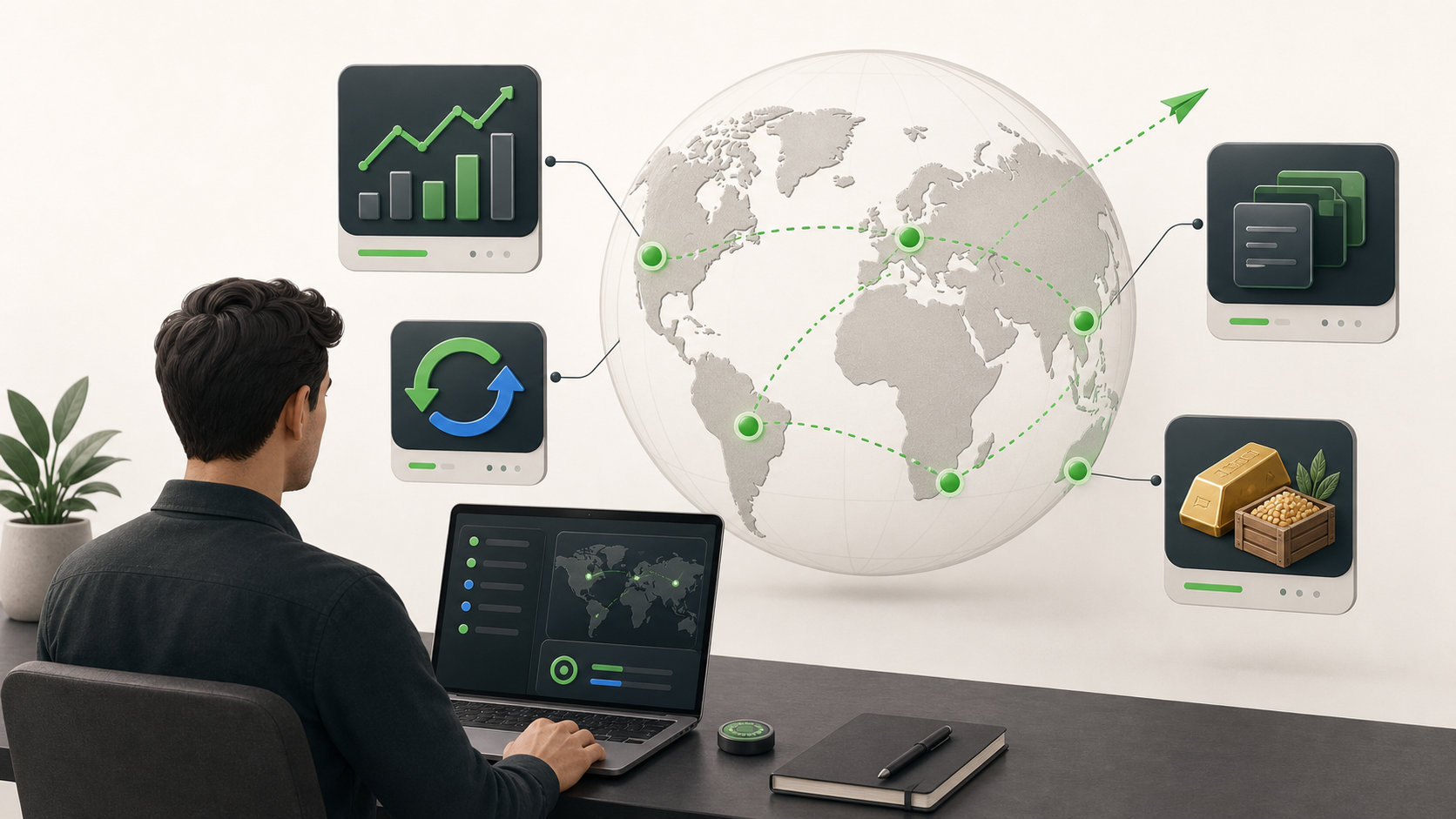 Customer using Layr0 technology across supported countries and asset classes